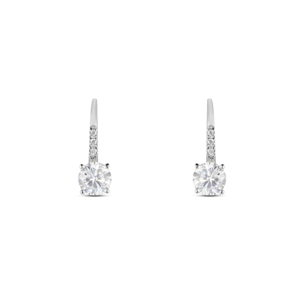 Orecchini punto luce oro bianco stroili outlet