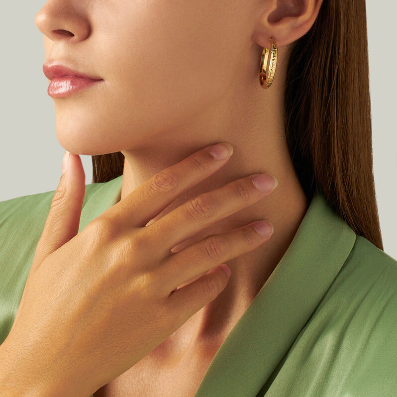 Orecchini A Cerchio Toujours Oro Giallo - Orecchini a Cerchio Donna | Stroili