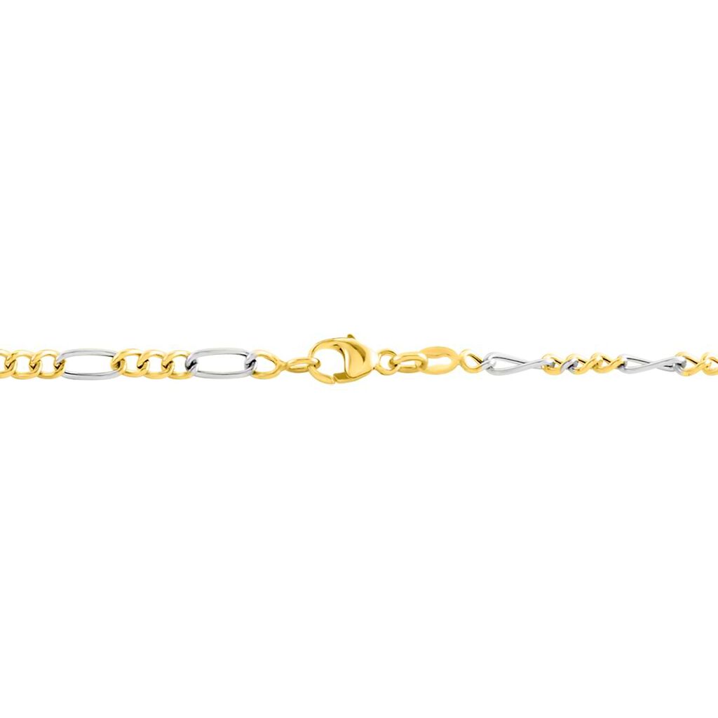Bracciale Con Targhetta Holy Oro Bicolore - Bracciali con Incisione Bambino | Stroili