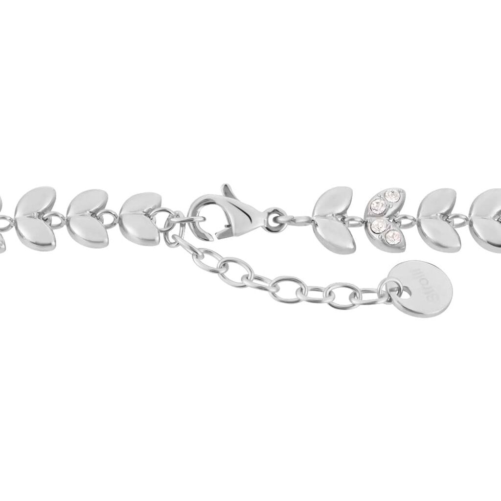 Bracciale Lady Chic Acciaio Foglie e Cristalli - Bracciali Donna | Stroili