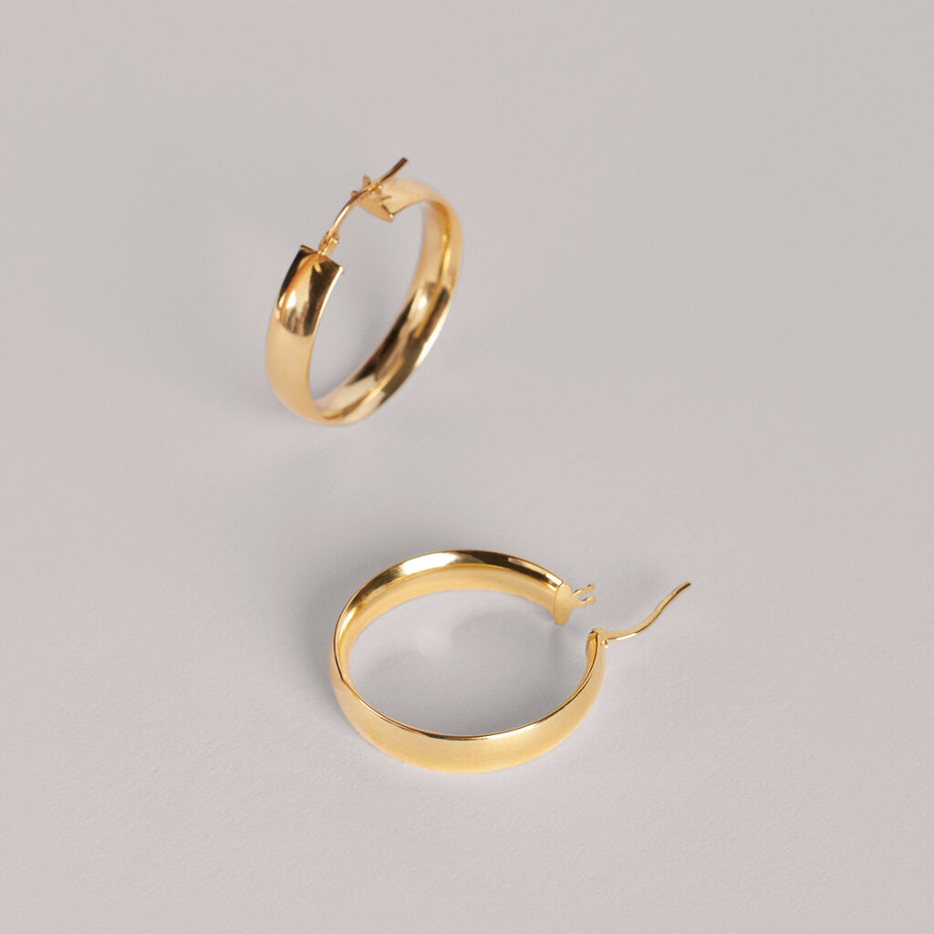 Orecchini A Cerchio Toujours Oro Giallo - Orecchini a Cerchio Donna | Stroili