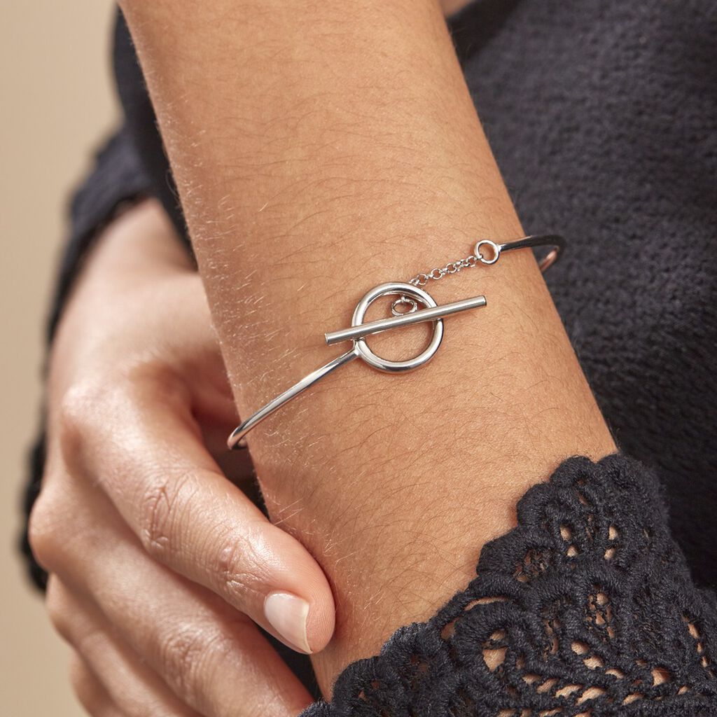 Bangle Silver Collection Argento Rodiato - Bracciali Rigidi Donna | Stroili