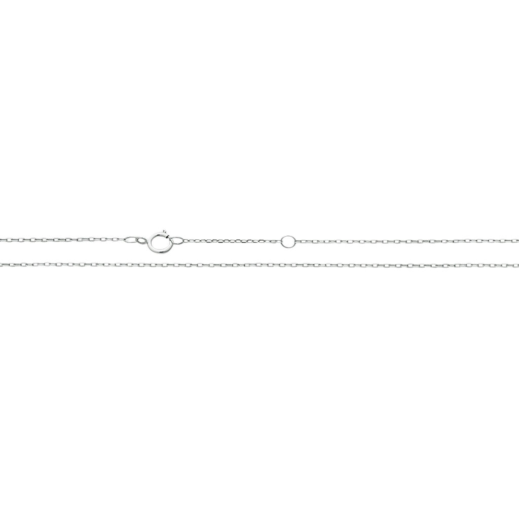 Collana Elizabeth Crown Oro Bianco Zaffiro Diamante - Collane Donna | Stroili