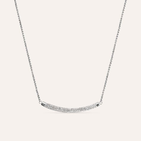 Collana Aura Acciaio Cristallo - Collane Donna | Stroili