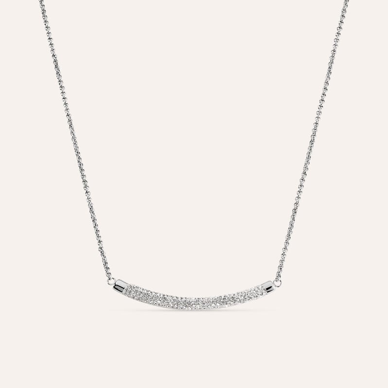 Collana Aura Acciaio Cristallo - Collane Donna | Stroili