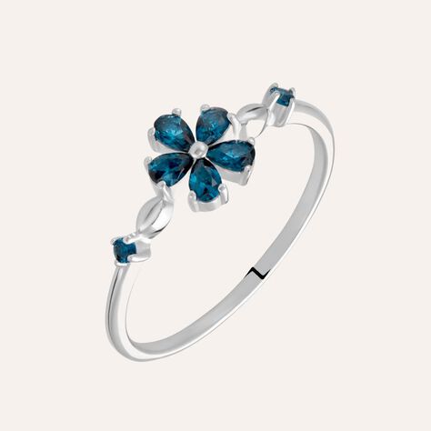 Anello Silver Rainbow Argento Rodiato Cubic Zirconia - Anelli con Pietre Donna | Stroili