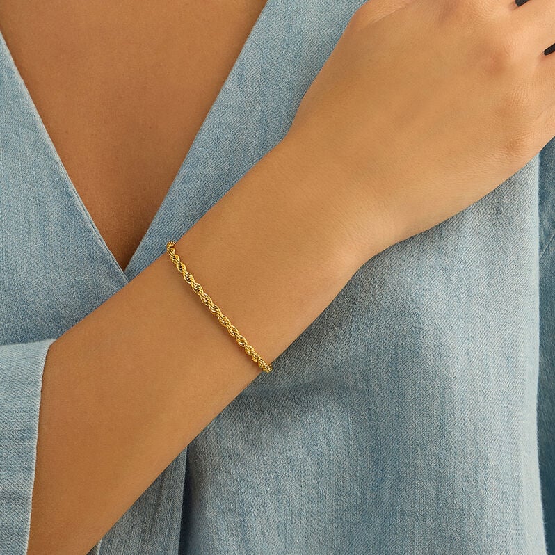 Bracciale Catena Radiance Acciaio Dorato - Bracciali Donna | Stroili