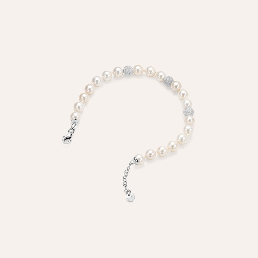 Bracciale Silver Pearls Argento Rodiato Perla sintentica - Bracciali Donna | Stroili