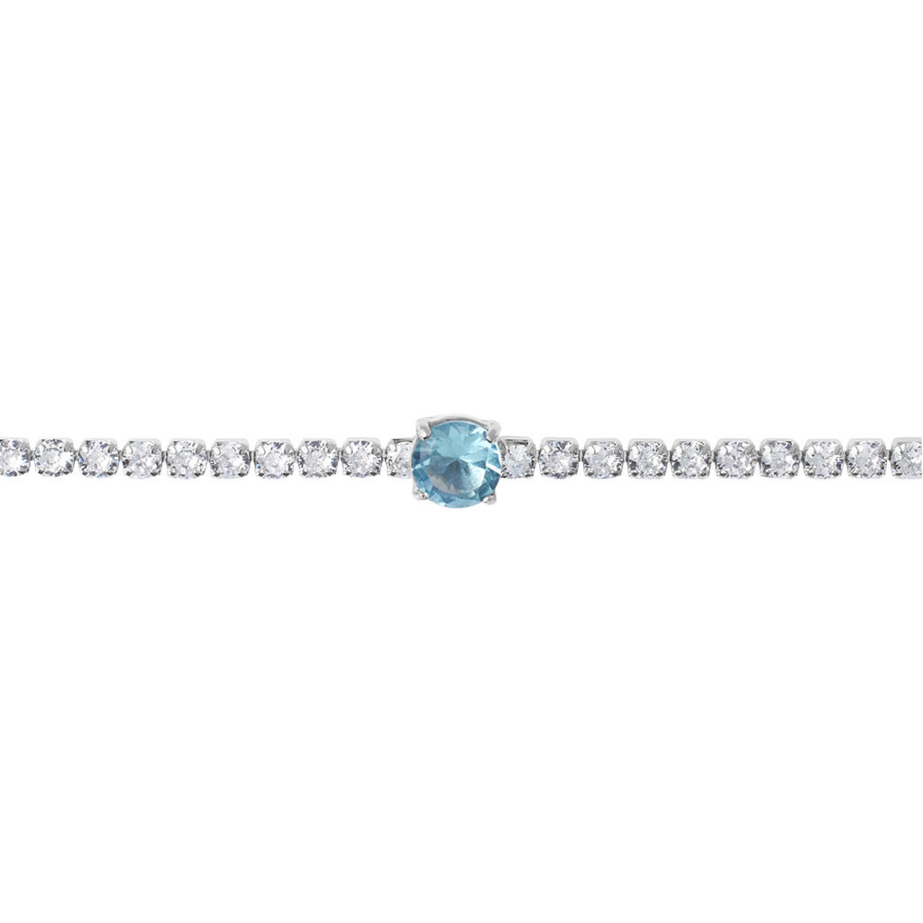 Bracciale Tennis Lady Chic Acciaio Cristallo - Bracciali Tennis Donna | Stroili