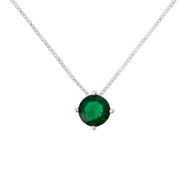 Collana Punto Luce Silver Rainbow Argento Rodiato Cubic Zirconia