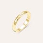 Fede Classica 3.1 mm Oro Giallo Diamante