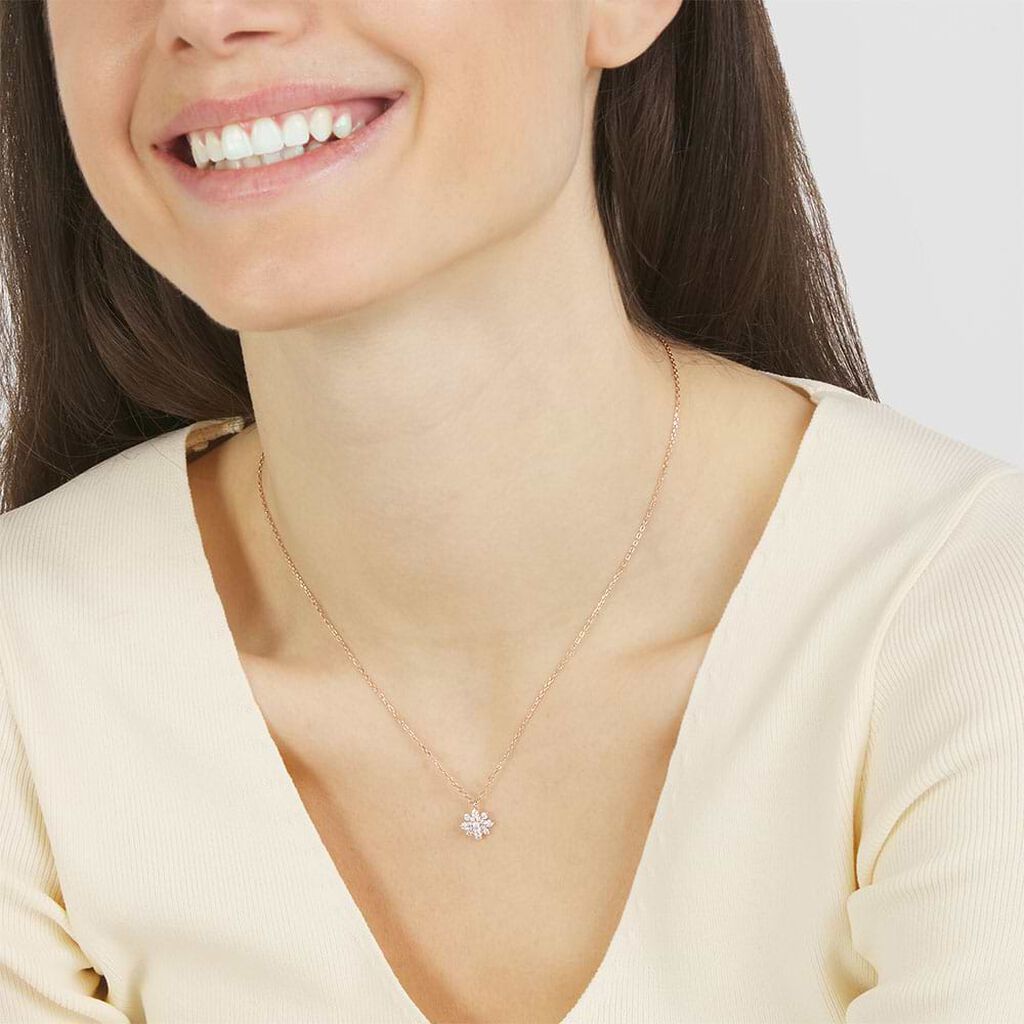 Collana Silver Elegance Argento Rosa Cubic Zirconia - Collane Donna | Stroili