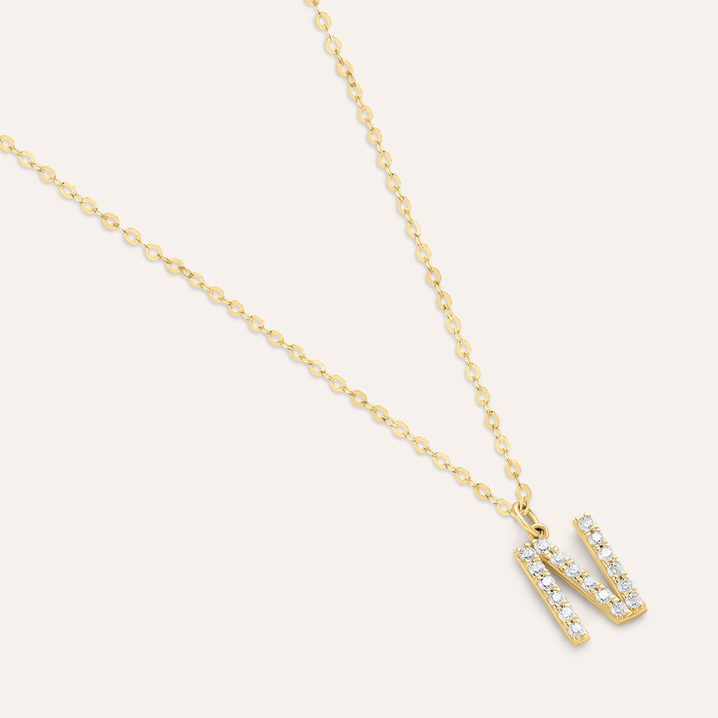 Collana Claire Oro Giallo Cubic Zirconia