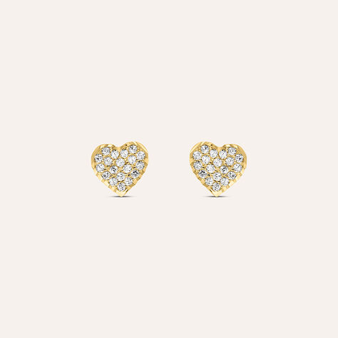 Orecchini Lobo Bon Ton Oro Giallo Cubic Zirconia - Orecchini a Lobo Donna | Stroili