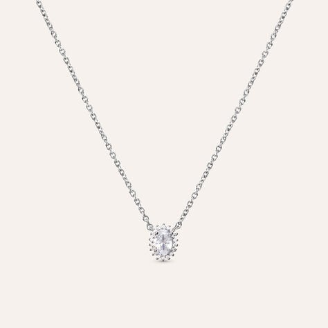 Collana Silver Elegance Argento Rodiato Cubic Zirconia - Collane Donna | Stroili