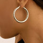 Orecchini A Cerchio Moonlight Acciaio