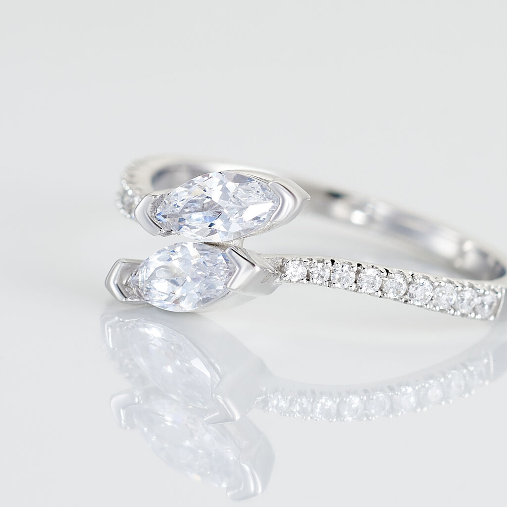 Anello Silver Elegance Argento Rodiato Cubic Zirconia