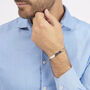 Bracciale Catena Gentleman Argento Rodiato