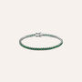 Bracciale Tennis Silver Rainbow Argento Rodiato Cubic Zirconia