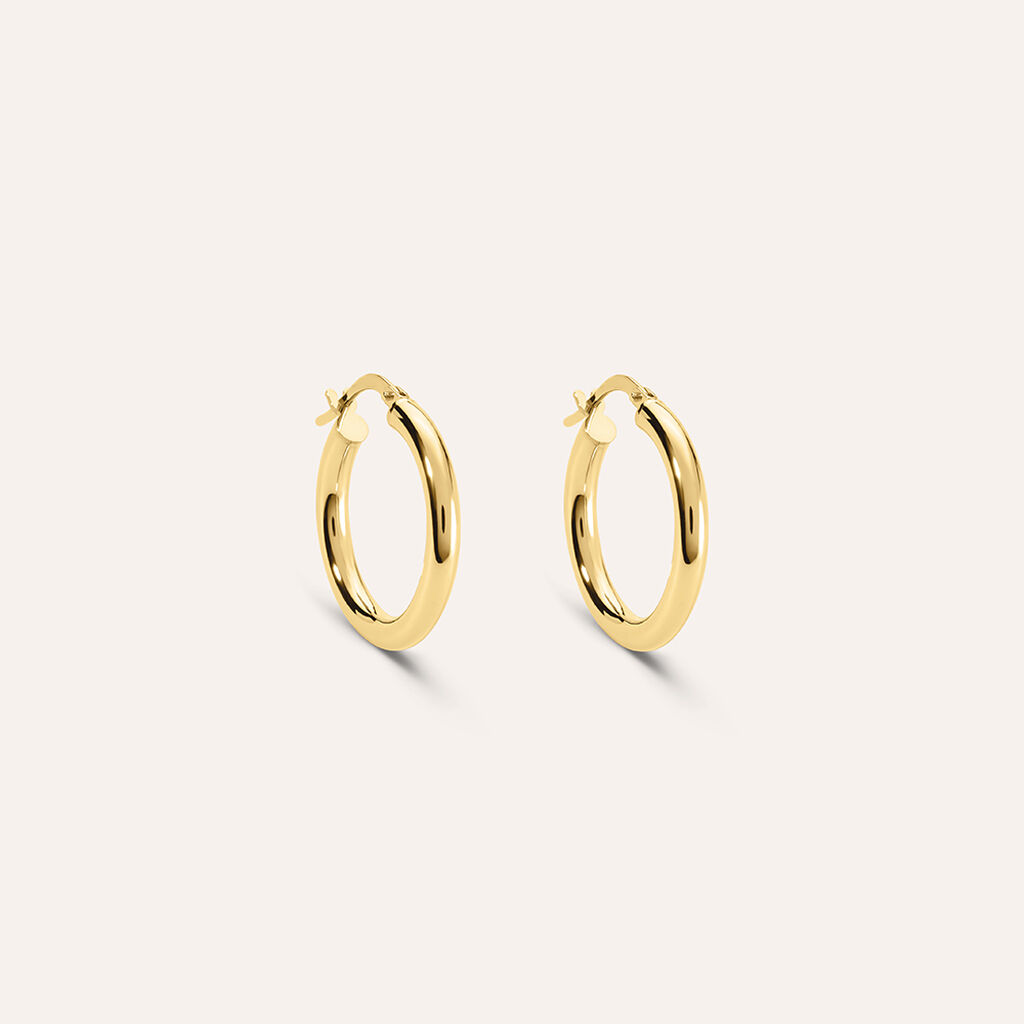 Orecchini A Cerchio Toujours Oro Giallo - Orecchini a Cerchio Donna | Stroili
