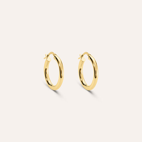 Orecchini A Cerchio Toujours Oro Giallo - Orecchini a Cerchio Donna | Stroili