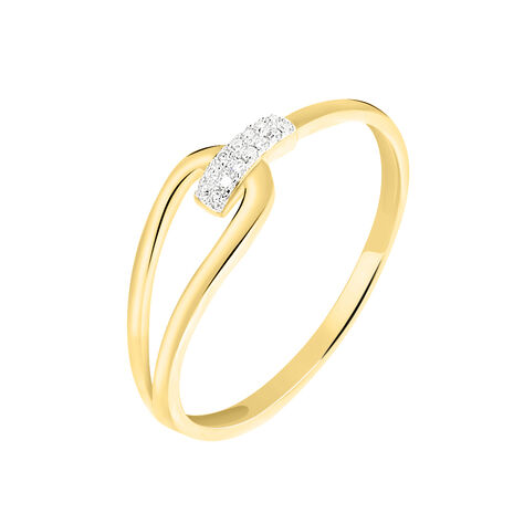 Anello Fantasia Sophia Oro Giallo Diamante - Anelli con Pietre Donna | Stroili