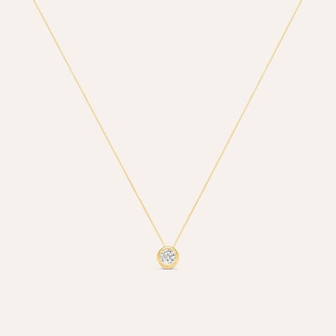 Collana Punto Luce Claire Oro Giallo Cubic Zirconia - Collane Punto Luce Donna | Stroili