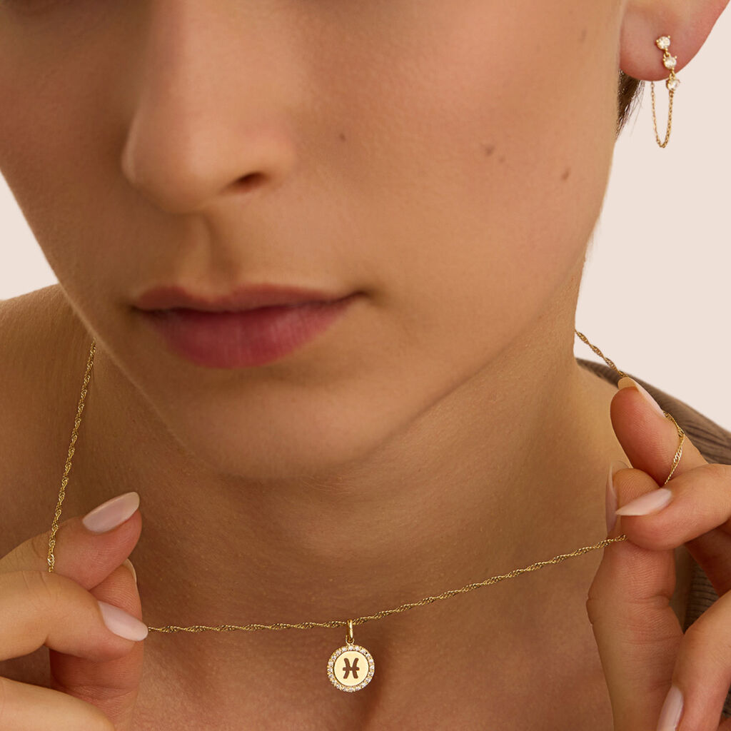 Pendente Poème Oro Giallo Cubic Zirconia