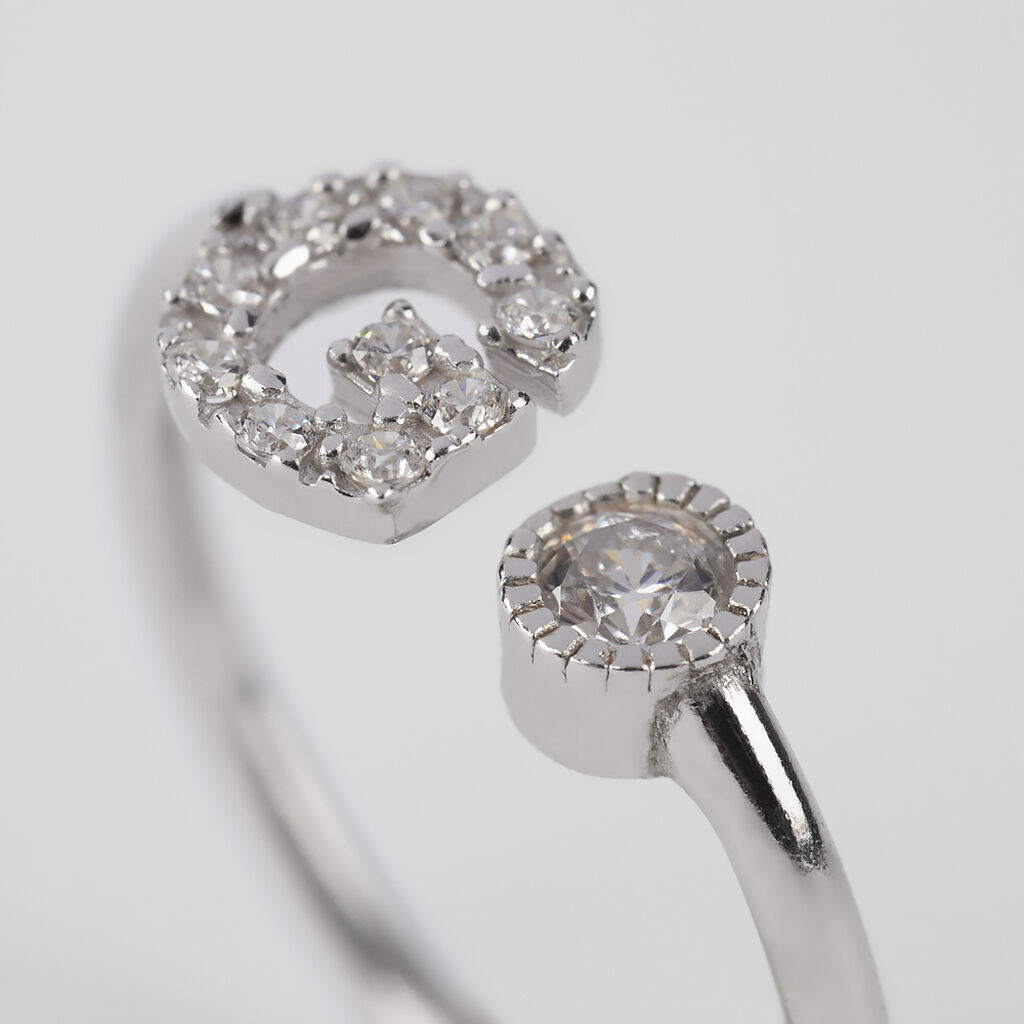 Anello Fantasia Silver Moments Argento Rodiato Cubic Zirconia - Anelli con Pietre Donna | Stroili