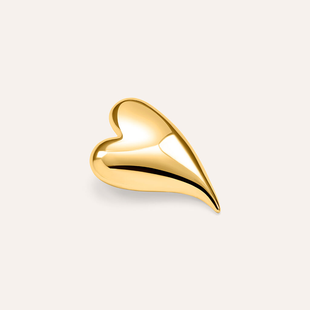Spilla Cuore Radiance Acciaio Dorato