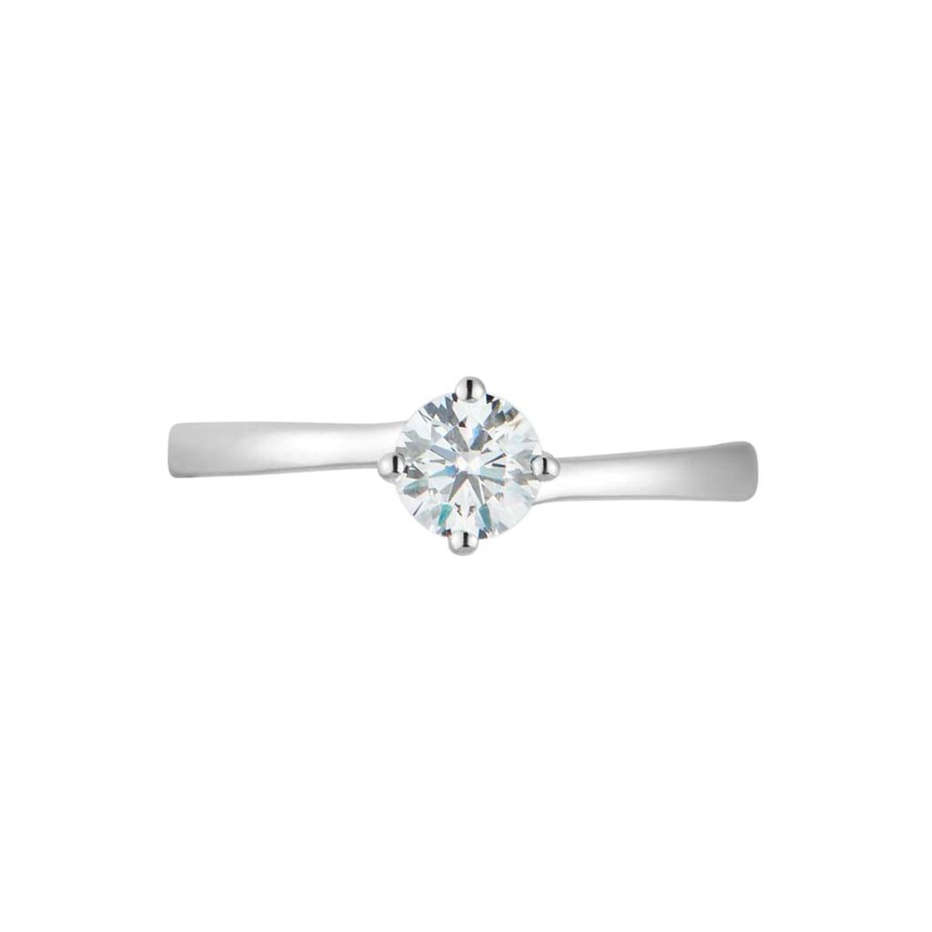 Anello Solitario Valentino Diamade Oro Bianco Diamante Lab-Grown - Anelli con Pietre Donna | Stroili