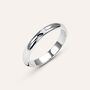 Fede Classica Leggera 3.2 mm Oro Bianco Diamante