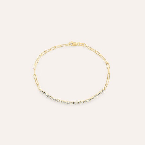 Bracciale Catena Diamade Glam Oro Giallo Diamante Lab-Grown - Bracciali Donna | Stroili