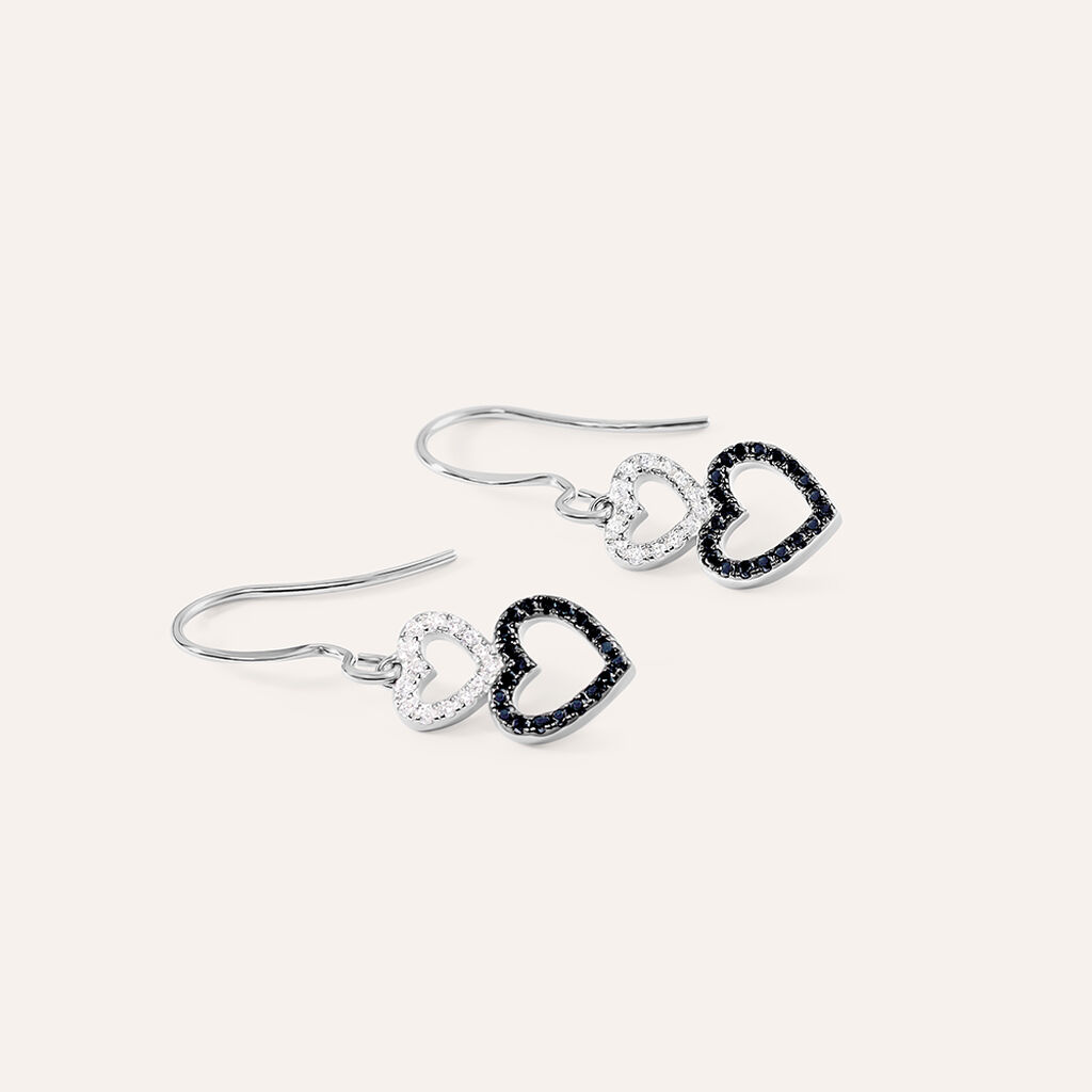 Orecchini Pendenti Silver Shine Argento Rodiato Cubic Zirconia