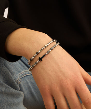Bracciale Man Code Acciaio Ematite