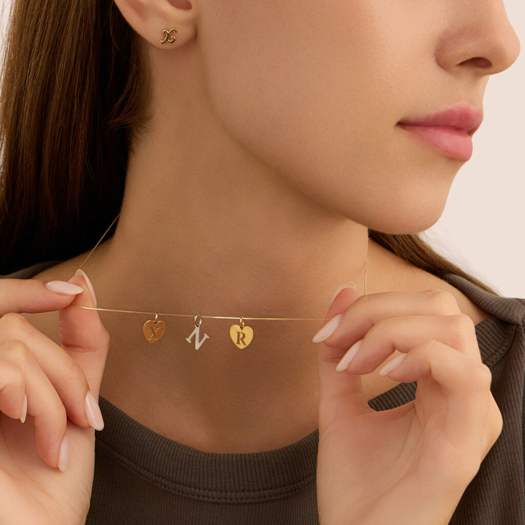 Pendente Poème Oro Giallo