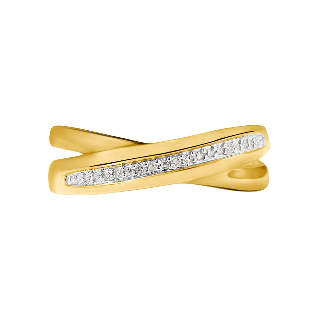 Anello Fascia Sophia Oro Giallo Diamante - Anelli con Pietre Donna | Stroili