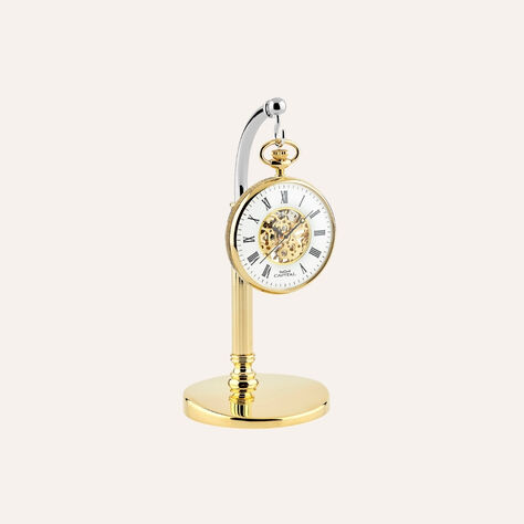 Set Orologio Meccanico da Tasca Capital in Metallo e Stand in Metallo - Orologi solo Tempo Uomo | Stroili