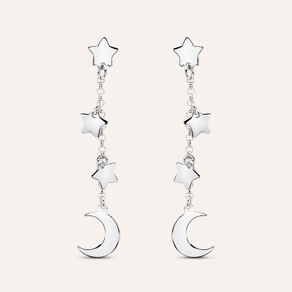 Orecchini Pendenti Silver Collection Argento Rodiato