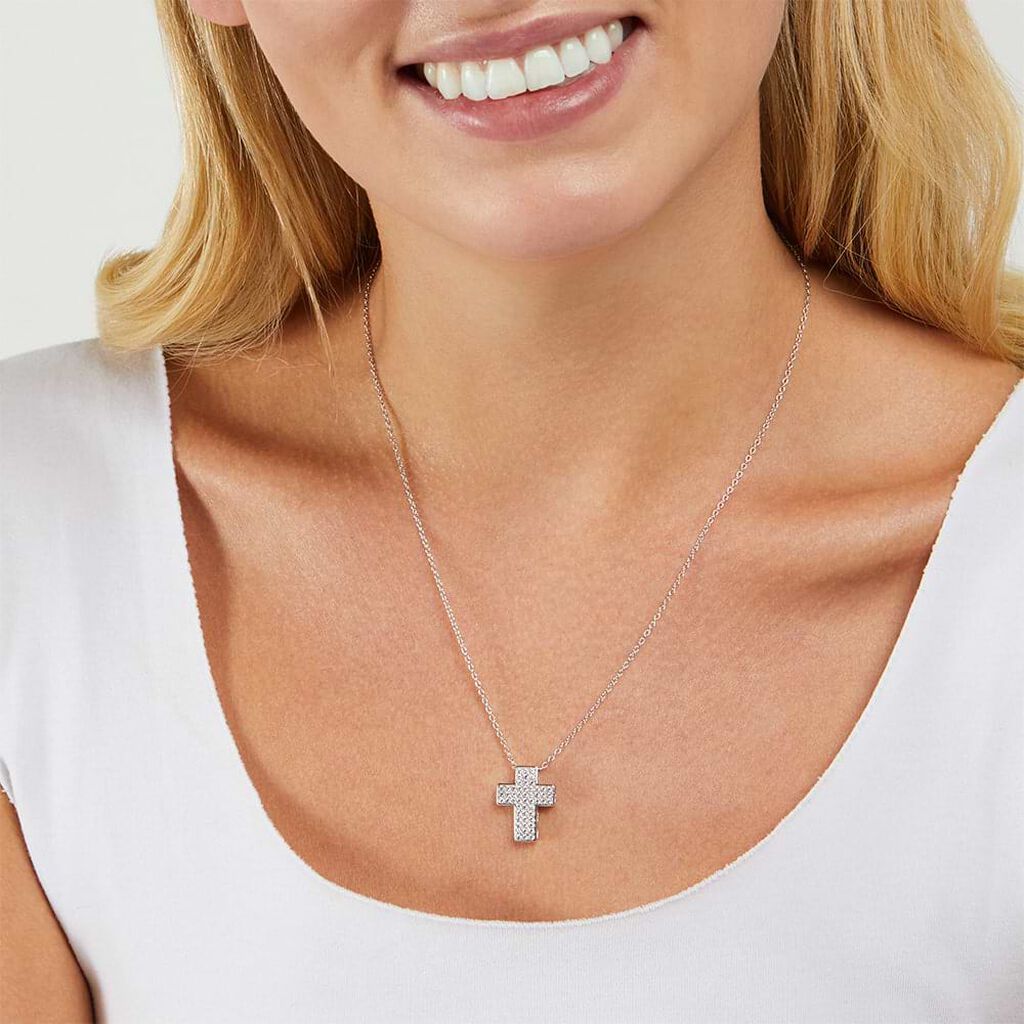Collana Silver Shine Argento Rodiato Cubic Zirconia - Collane Donna | Stroili