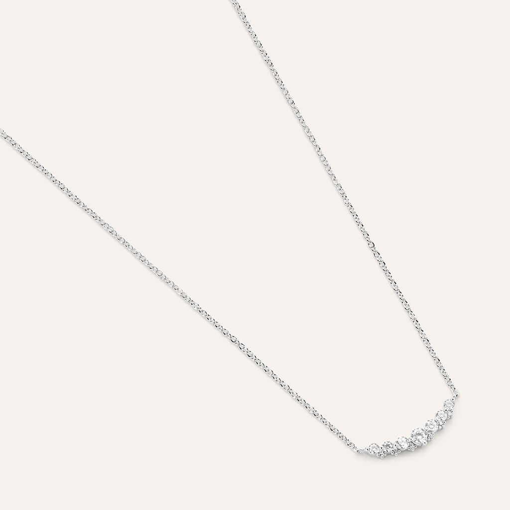 Collana Silver Elegance Argento Rodiato Cubic Zirconia - Collane Donna | Stroili