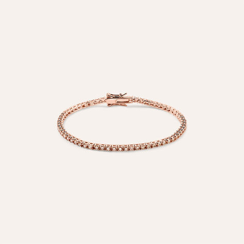 Bracciale Tennis Silver Rainbow Argento Rosa Cubic Zirconia - Bracciali Tennis Donna | Stroili
