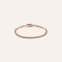 Bracciale Tennis Silver Rainbow Argento Rosa Cubic Zirconia