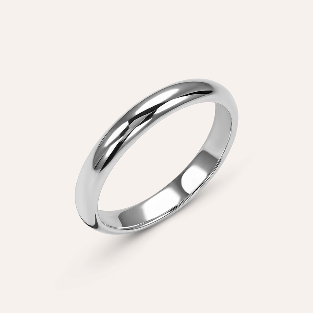 Fede Classica Leggera 3.2 mm Oro Bianco