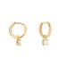 Orecchini A Cerchio Punto Luce Golden Dream Placcato Oro Giallo Cubic Zirconia - Orecchini a Cerchio Donna | Stroili