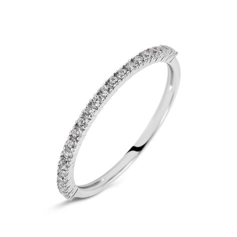 Anello Riviere Claire Oro Bianco Cubic Zirconia - Anelli Riviere Donna | Stroili
