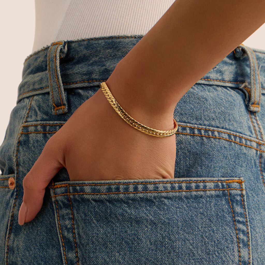 Bracciale Catena Colette Oro Giallo - Bracciali Donna | Stroili