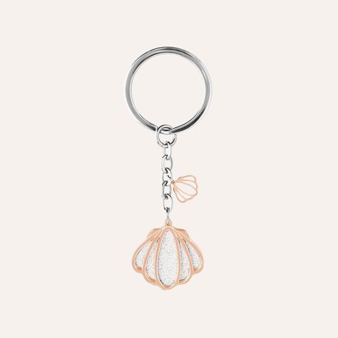 Portachiavi Lady Shine Acciaio Conchiglia - Portachiavi Donna | Stroili
