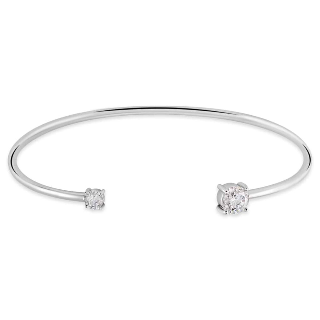 Bangle Punto Luce Silver Elegance Argento Rodiato Cubic Zirconia - Bracciali Rigidi Donna | Stroili
