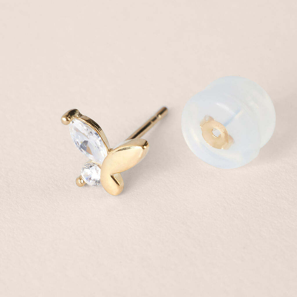Orecchini Lobo Bon Ton Oro Giallo Cubic Zirconia - Orecchini a Lobo Donna | Stroili